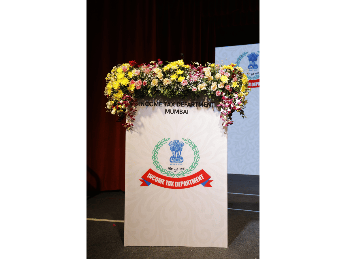 Ceremonial Stage Decor — Government Event by Prosetup Events, Mumbai